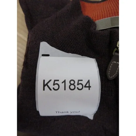 Raffi Sweater Medium Extra Fine Merino Wool 1/4 Zip Pullover Cable - Picture 10 of 10